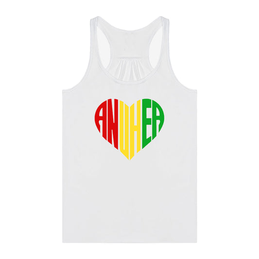 [PRE ORDER] RYG Anuhea Heart on White Tank